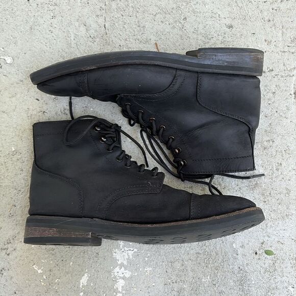 Thursday boot company, Matte black captain boots - Picture 2 of 10